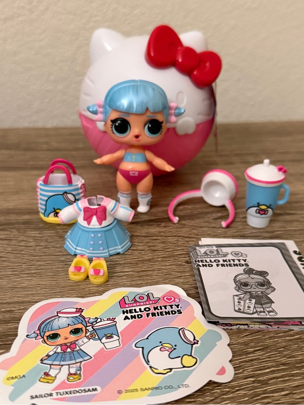 L.O.L Surprise! Loves Hello Kitty and Friends Doll SAILOR TUXEDOSAM
